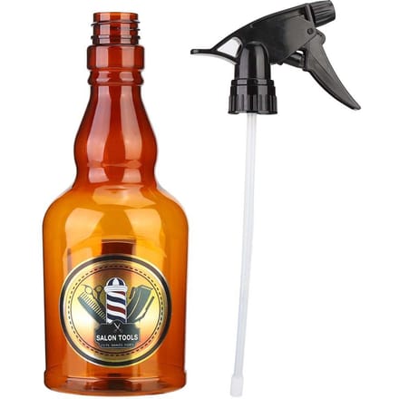 650ml Vintage Navulbare Waterspuit Kapper Kapsalon Sprayfles Haar Tool (Bruin) orange