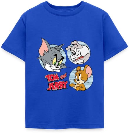 Tom En Jerry Met Hond Spike T-Shirt Kinderen