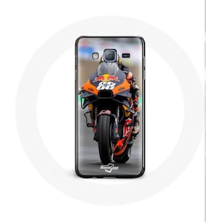 Hoesje - Samsung - Galaxy J3 2016 - Flexibel - Moto GP - Wit