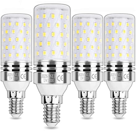 LED Cornbulbs E14 12W - Warm Wit, 1350 Lumen, 4 Stuks