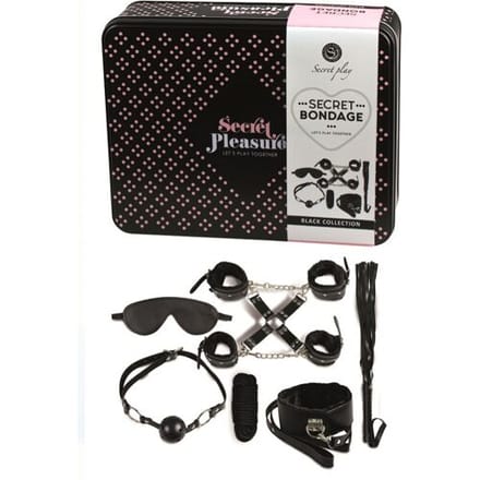 SET BONDAGE 8 PIEZAS black