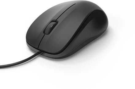 Hama MC-300 - mouse - USB - black - Muis - Optisch - 3 knoppen - Zwart