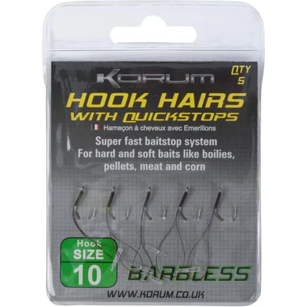 Haarhaak Korum avec Quickstops (x5)