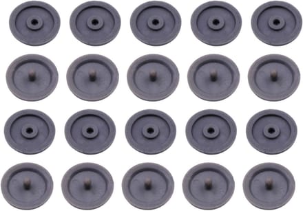 Gordel Stopper - Gesp Clips - Voorkom Glijden - Universele Pasvorm - 16mm Diameter - Grijs