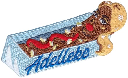 Adelleke embleem- Strijk embleem - Carnavalskleding - Carnaval accessoires