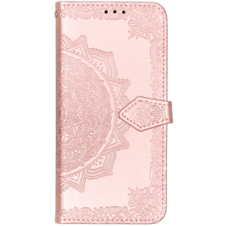 Mandala Bookcase voor de Huawei P30 Lite - Roze