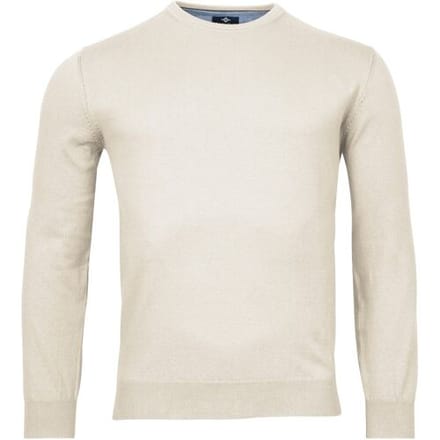 Baileys Trui Uni Crew Neck Single Knit Pima Cotton Kitt / male