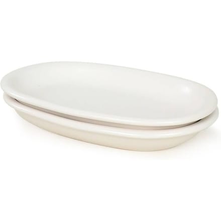 Set van 2 kleine bordjes Maltine keramiek | Hermia