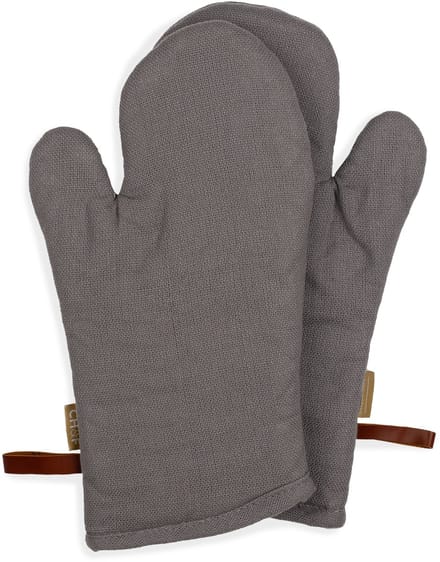 CH&F Ovenwant 2 stuks | Bellavarde Graphite | Ovenwant Grijs | 18x33cm