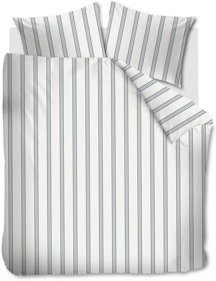Vtwonen Fun Stripe dekbedovertrek - Tweepersoons - 200 x 220 cm - Blauw