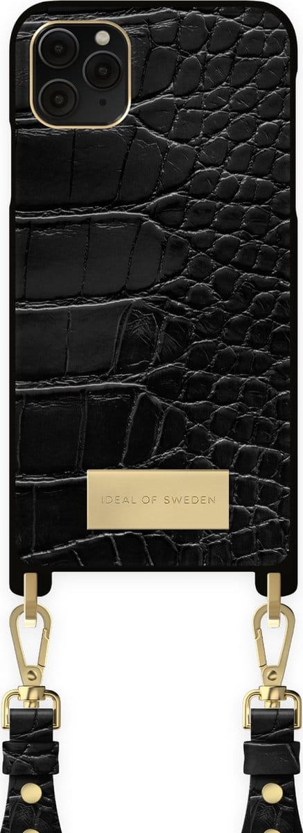 iDeal of Sweden Atelier Necklace iPhone 11 Pro Max / XS Max Black Croco