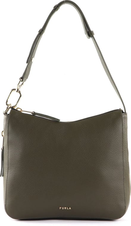FURLA Leren Schoudertas Skye Hobo SALVIA c Kaki