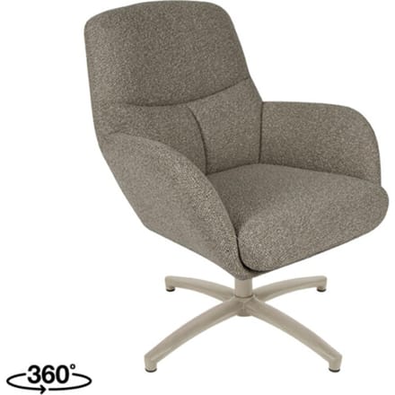 LABEL51 Chill Zone Fauteuil - Bruin - Royal Stof - One Size - - - Met Armleuning