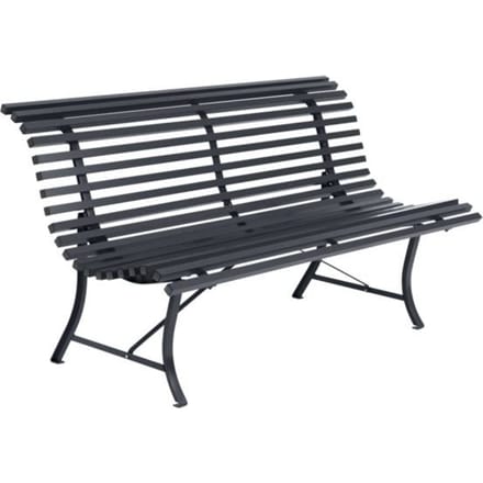 Fermob - LOUISIANE bank - 47 antraciet mat - 150 x 80 x 72 cm - 4 - 6 Wochen