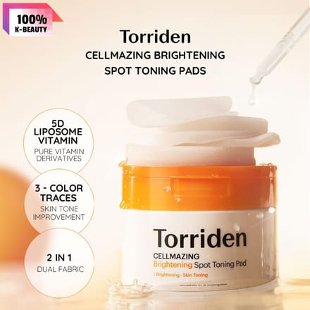Torriden Cellmazing Brightening Spot Toning pads (70 Pads) beige