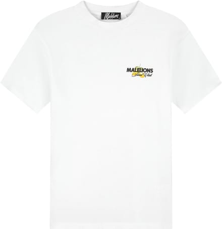Malelions limone di capri t-shirt in de kleur wit.