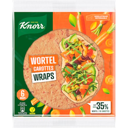 Groentewrap Wortel
