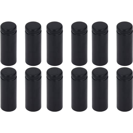 12 Stuks Afstandsschroef Roestvrij Staal 19x50mm Wandmontage Reclame Bevestigingsset