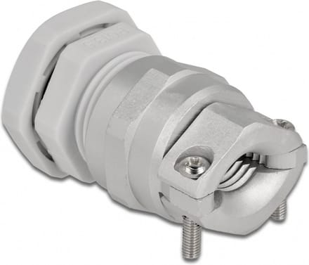 Delock 60356 Met trekontlasting PG13.5 Metaal, Kunststof Grijs 1 stuk(s)