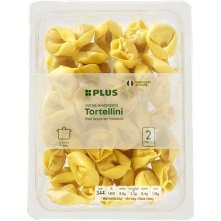 Tortellini met tomaat en kaas