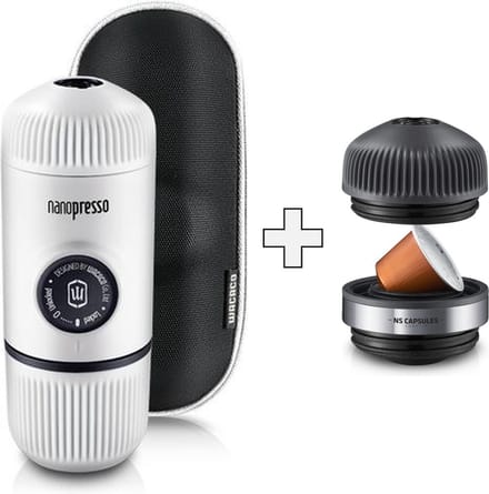 Wacaco - Nanopresso - Chill White - Nanopresso NS adapter - Combi Set