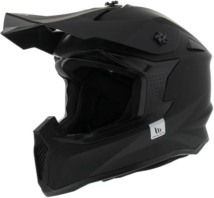 MT Falcon crosshelm solid mat zwart