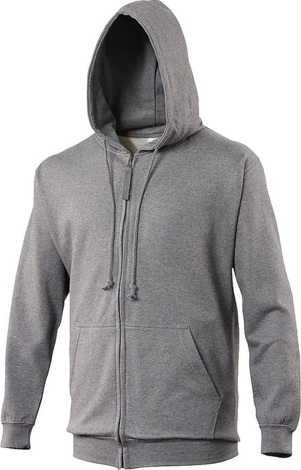 AWDis Hoodie - Gewicht Stof 280 g /m² - Heather Grijs - Maat M