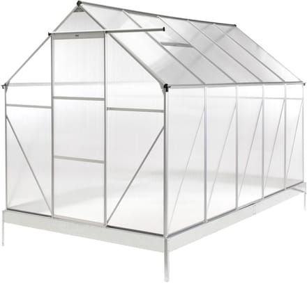 BELIANI APULIA - Tuinkas - Zilver - 315 cm - Polycarbonaat