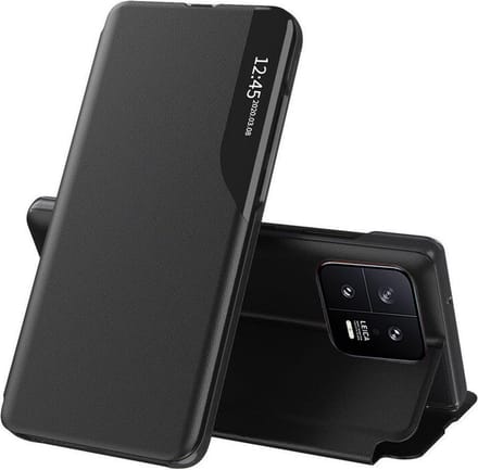 Hoesje geschikt voor Xiaomi 13 Pro - Techsuit eFold Book Case - Zwart
