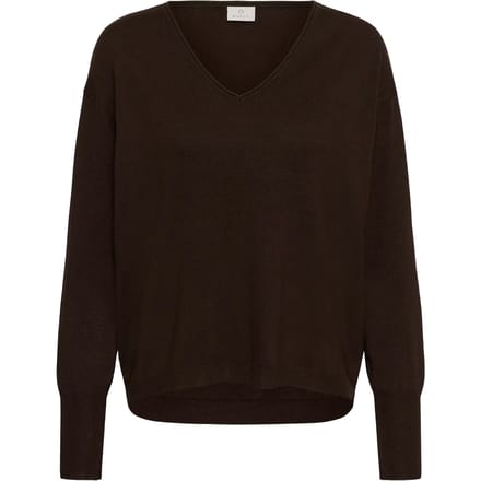 Kaffe KAlizza Mai Pullover Dames Trui - Coffee Bean