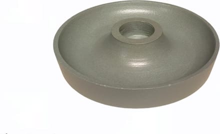 Kandelaar - Branded by - kandelaar Pitu groen - 10 cm rond