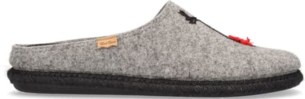 Toni Pons Nabor-ND Heren Kerst Pantoffels Gris Deer |  Grijs | Vilt | Maat 42