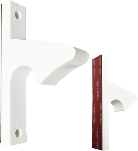 Deurvastzetter - Wit - Deurstopper - Deurstoppers Voor Binnen - Deurklem - Zonder Boren