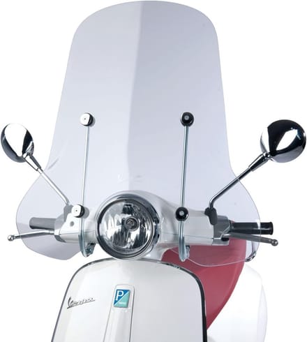 Scooter Windscherm - Hoge Kuipruit - Bescherming Tegen Wind - Gemaakt Van Acryl - 4 Mm Dik - Transparant