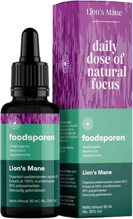 Foodsporen Lion's Mane extract 30ml