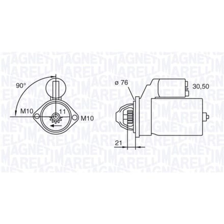 Starter MAGNETI MARELLI 063721473010