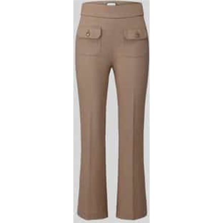 Regular fit bell bottom van viscosemix model 'SLOANNE'