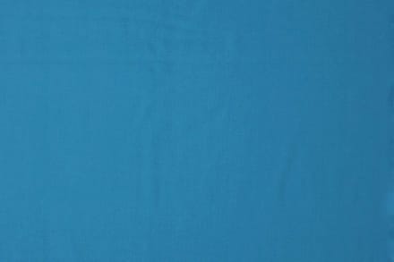 Katoen stof - Waterblauw - 10 meter