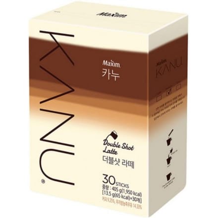 Dongsuh Maxim Kanu Dubbele Shot Latte (13,5 g per stokje) 100