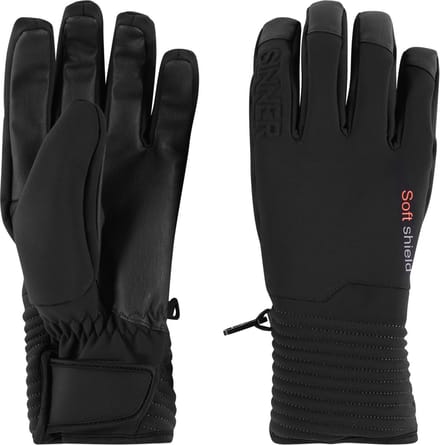 SINNER Ski Mont - Handschoenen - Zwart - Unisex - Maat M- 8,5