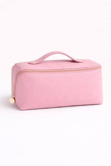 Luxe Toilettas Dames - Grote Cosmetic Organizer met Vakverdeling - Make-up Tas - Waterafstotend - Roze