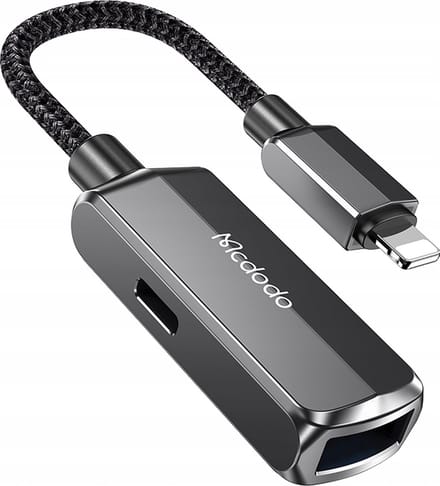 Mcdodo® Adapter iPhone naar USB-A - Kabel - Voor Lightning - Opladen