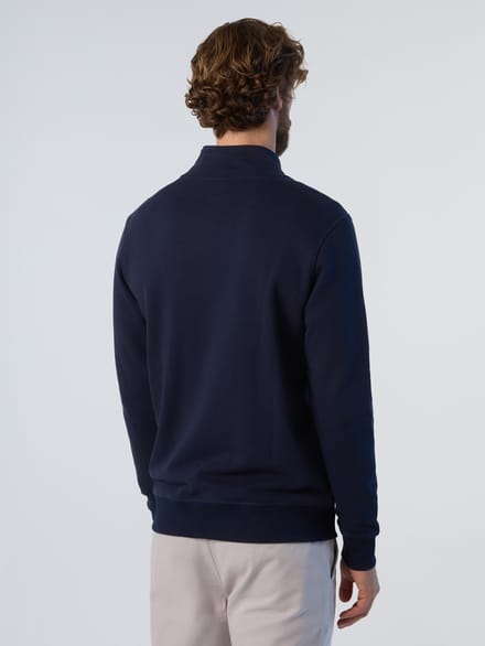 North Sails Sweatshirt Volledige ritssluiting met logopatch