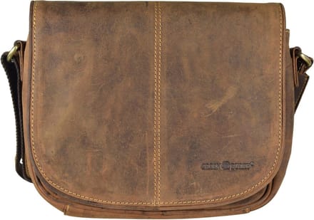 GREENBURRY schoudertas Vintage Crossbody Bag Brown bruine