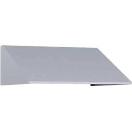 C+P schuin dak, voor kastbreedte 600 mm, blank aluminium