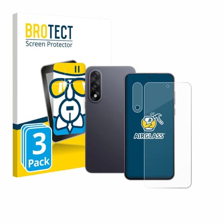 Screenprotector 3 Stuks voor OnePlus Nord 5 (Voor+Camera) Beschermglas transparant