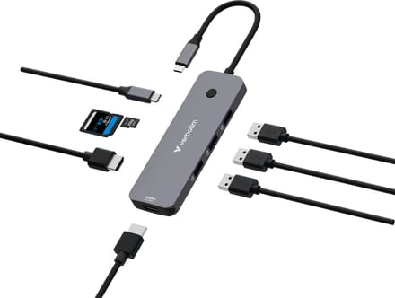 Verbatim USB-C Pro Multiport-hub met 8 poorten