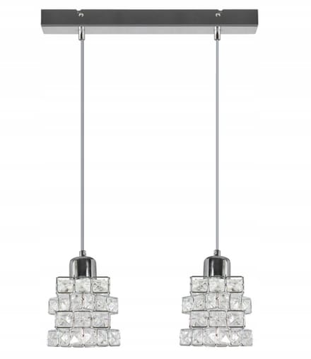 Hanglamp Chroom Kristallen E27 Modern Design