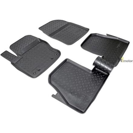 NORM Liners | Tapis De Sol En Caoutchouc TPE Toutes Saisones Pour Ford Focus 3 2010-2018 noir
