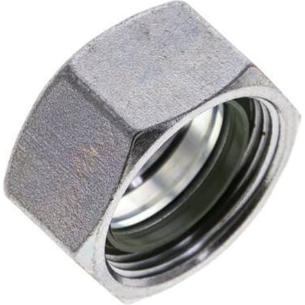 28 M36x2 End Cap Stalen FKM